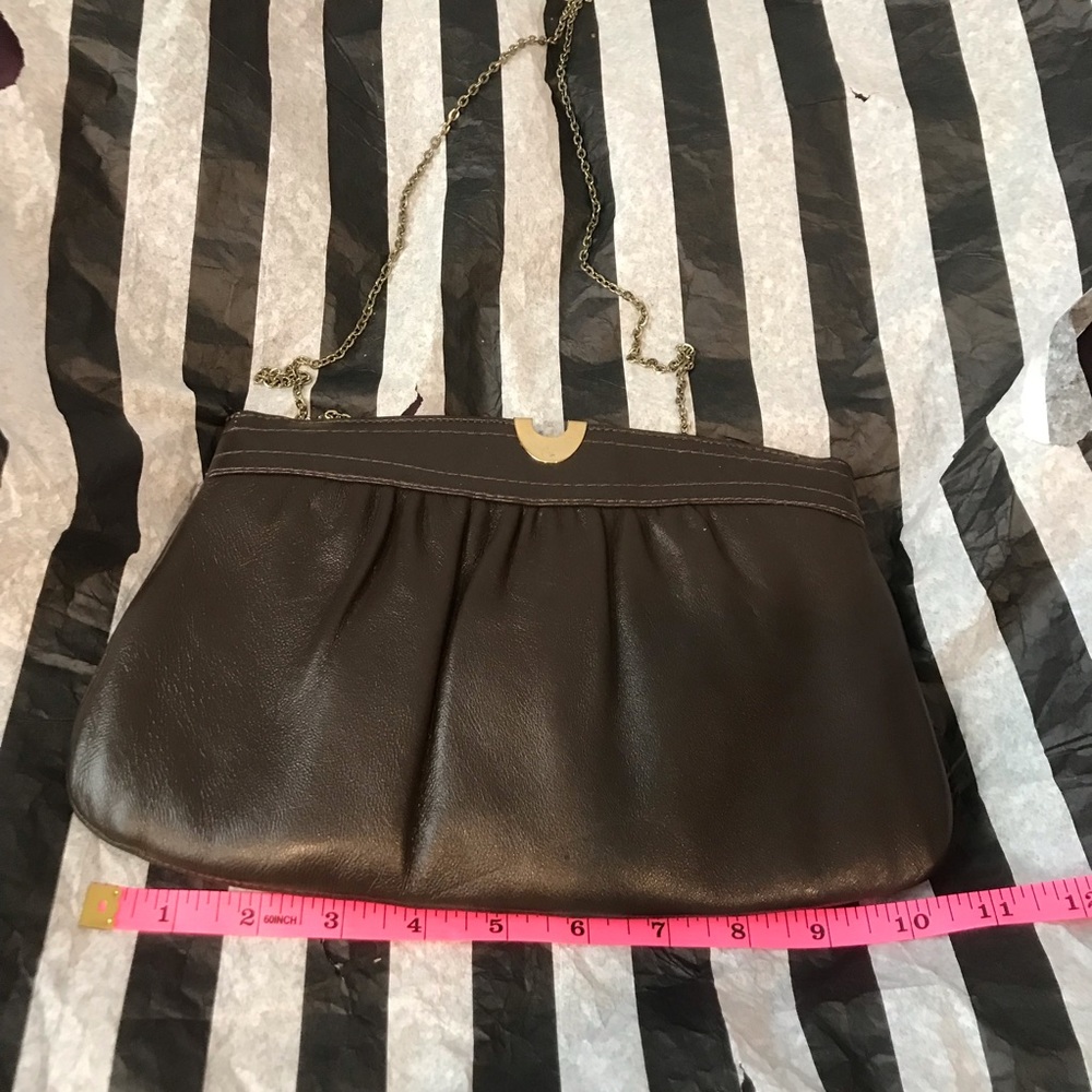 Ande leather clutch